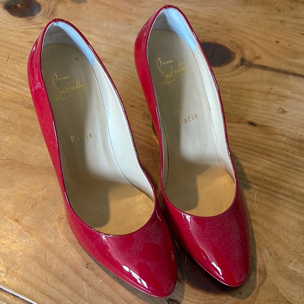 Red Christian Louboutin Wedges